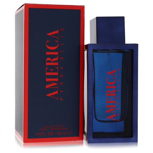 America Eau De Toilette Spray (New 2019) by Perry Ellis 100 ml