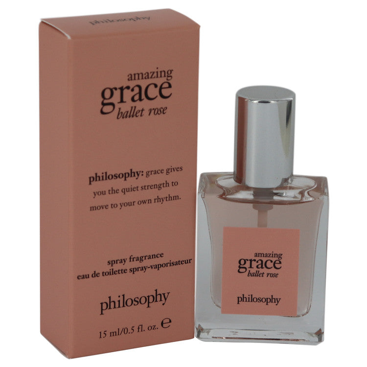 Amazing Grace Ballet Rose Eau De Toilette Spray by Philosophy 15 ml