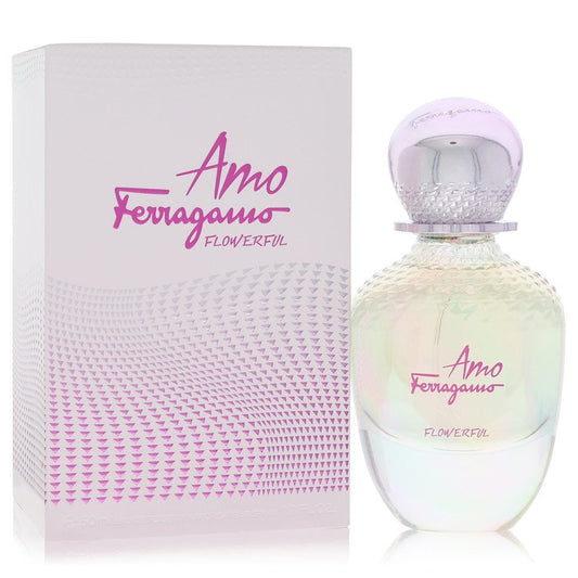 Amo Ferragamo Flowerful Eau De Toilette Spray by Salvatore Ferragamo 50 ml