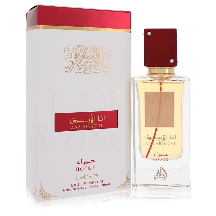 Ana Abiyedh I Am White Rouge Eau De Parfum Spray (Unisex) by Lattafa 60 ml