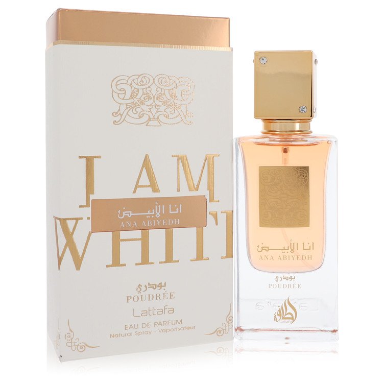 Ana Abiyedh I Am White Poudree Eau De Parfum Spray (Unisex) by Lattafa 60 ml Brands HD