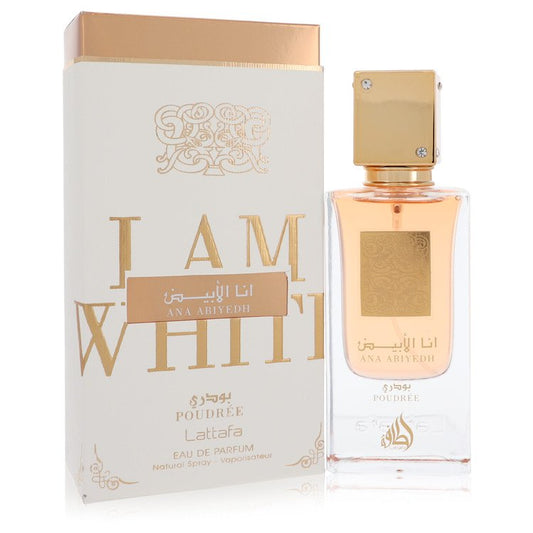 Ana Abiyedh I Am White Poudree Eau De Parfum Spray (Unisex) by Lattafa 60 ml