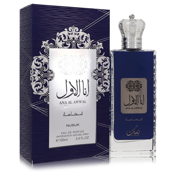 Ana Al Awwal Blue Eau De Parfum Spray by Nusuk 100 ml