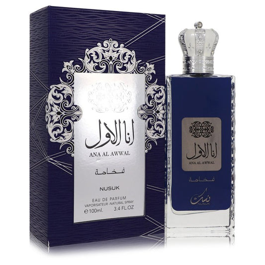 Ana Al Awwal Blue Eau De Parfum Spray by Nusuk 100 ml