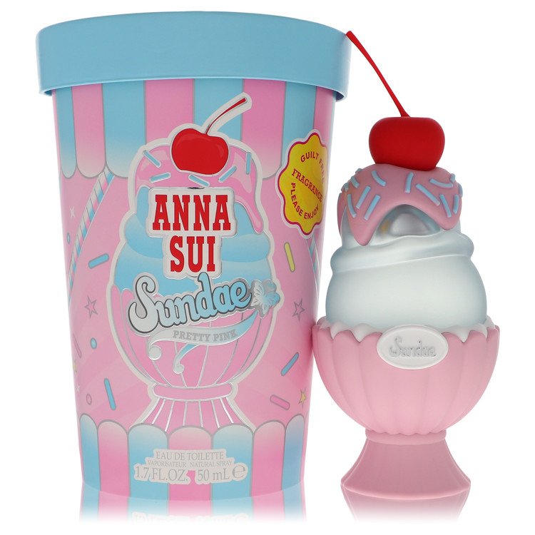 Anna Sui Sundae Pretty Pink Eau De Toilette Spray by Anna Sui 50 ml