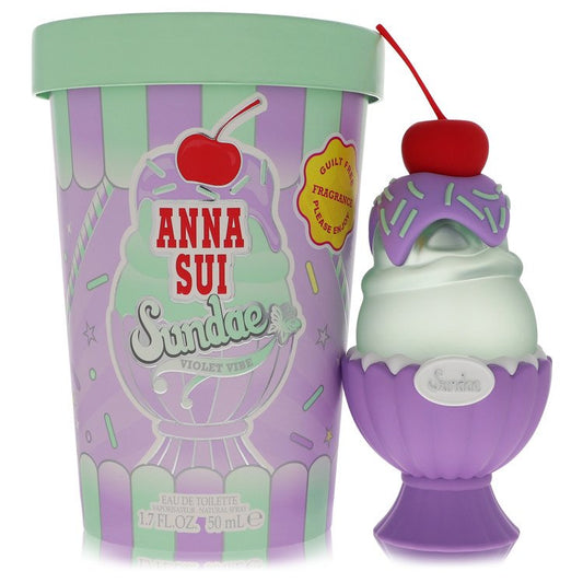 Anna Sui Sundae Violet Vibe Eau De Toilette Spray by Anna Sui 50 ml