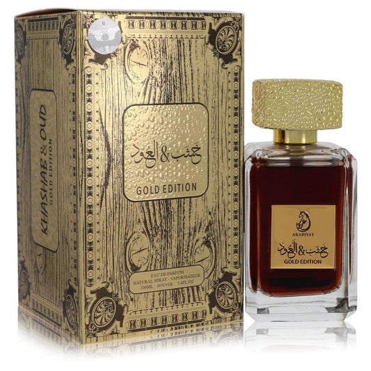 Arabiyat Khashab & Oud Gold Edition Eau De Parfum Spray (Unisex) by My Perfumes 100 ml