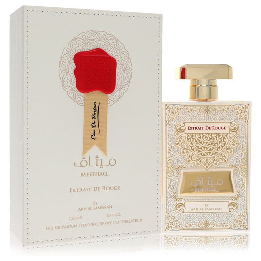 Ard Al Zaafaran Meethaq Extrait De Rouge Eau De Parfum Spray (Unisex) by Al Zaafaran 100 ml