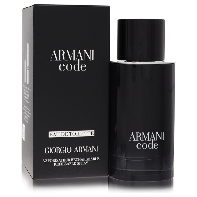 Armani Code Eau De Toilette Spray Refillable by Giorgio Armani 75 ml