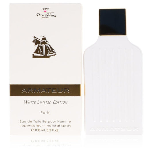 Armateur White Eau De Toilette Spray by Paris Bleu 100 ml