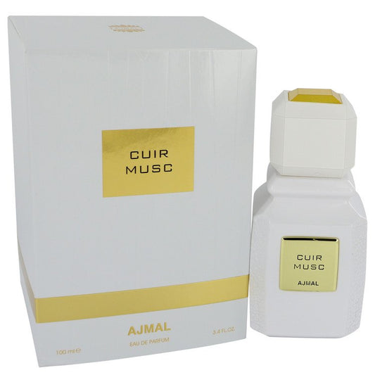 Ajmal Cuir Musc Eau De Parfum Spray (Unisex) by Ajmal 100 ml Brands HD