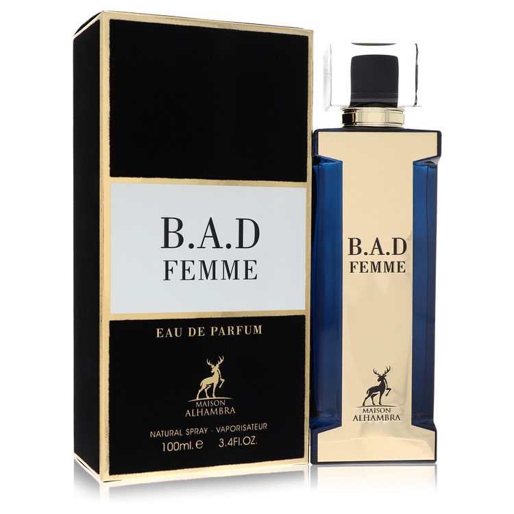 B.a.d Femme Eau De Parfum Spray by Maison Alhambra 100 ml