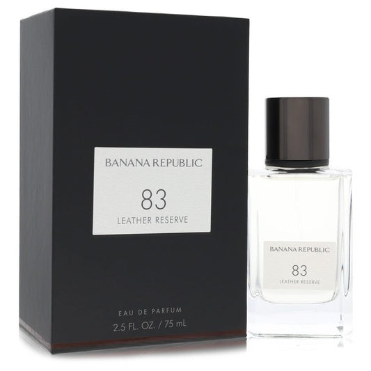 Banana Republic 83 Leather Reserve Eau De Parfum Spray (Unisex) by Banana Republic 75 ml