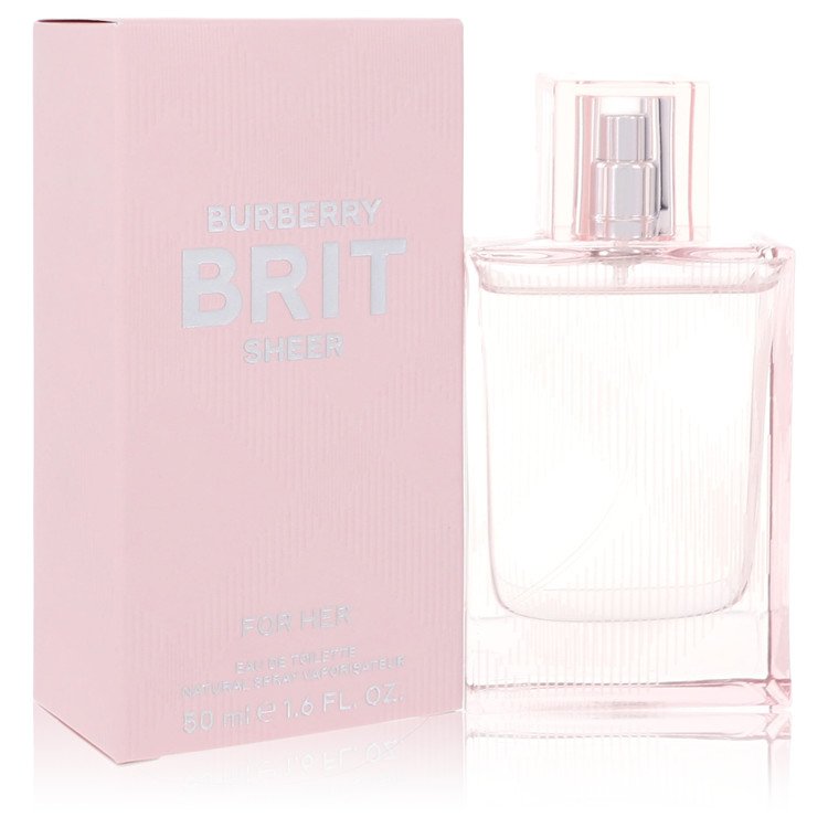 Burberry Brit Sheer Eau De Toilette Spray by Burberry 50 ml