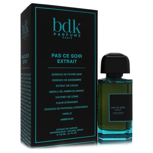 Bdk Pas Ce Soir Extrait De Parfum Spray (Unisex) by Bdk Parfums 100 ml