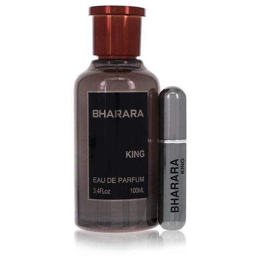 Bharara King Eau De Parfum Spray + Refillable Travel Spray (Unboxed) by Bharara Beauty 100 ml