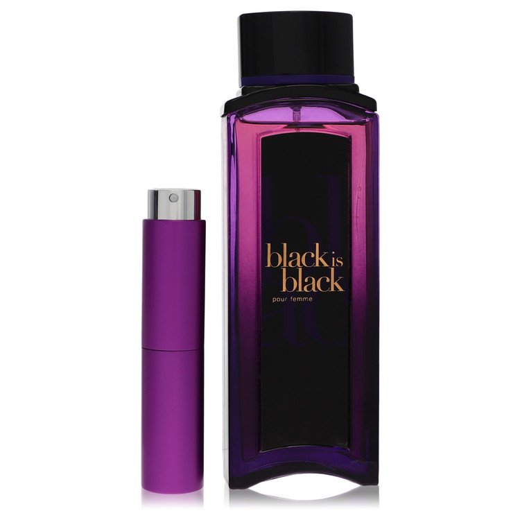 Black Is Black Travel Spray by Nu Parfums 8 ml