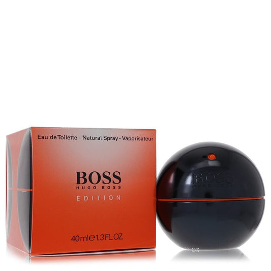 Boss In Motion Black Eau De Toilette Spray by Hugo Boss 38 ml