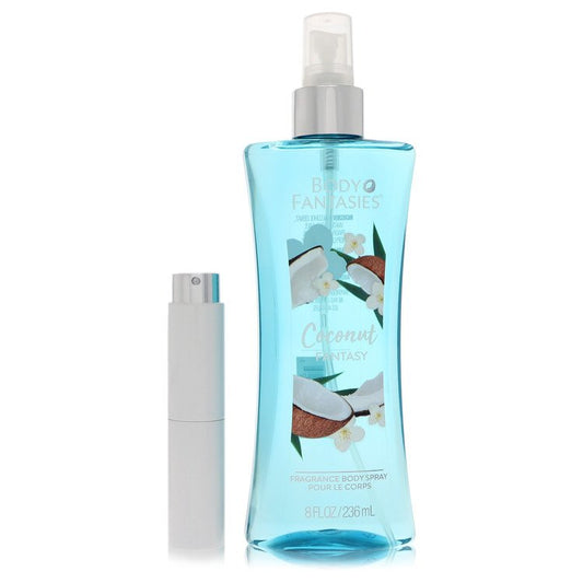 Body Fantasies Signature Coconut Fantasy Travel Spray by Parfums De Coeur 8 ml