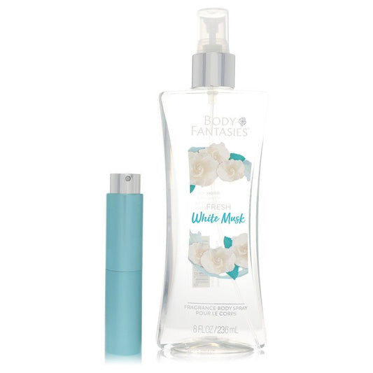 Body Fantasies Signature Fresh White Musk Travel Spray by Parfums De Coeur 8 ml