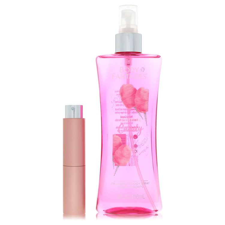 Body Fantasies Signature Cotton Candy Travel Spray by Parfums De Coeur 8 ml