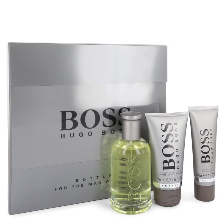 Boss No. 6 Gift Set - 3.4 oz Eau De Toilette Spray + 2.5 oz After Shave Balm + 1.6 oz Shower Gel by Hugo Boss --