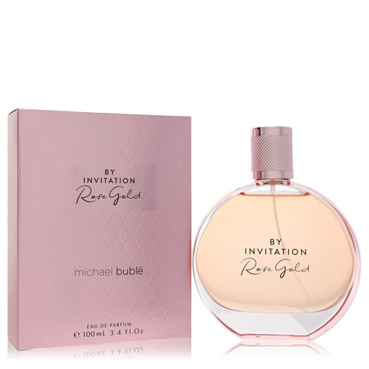 By Invitation Rose Gold Eau De Parfum Spray by Michael Buble 100 ml