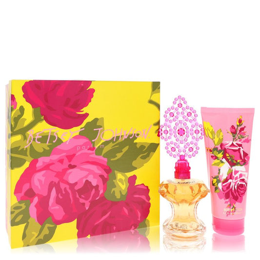 Betsey Johnson Gift Set - 3.4 oz Eau De Parfum Spray + 6.7 oz Body Lotion by Betsey Johnson -- Brands HD