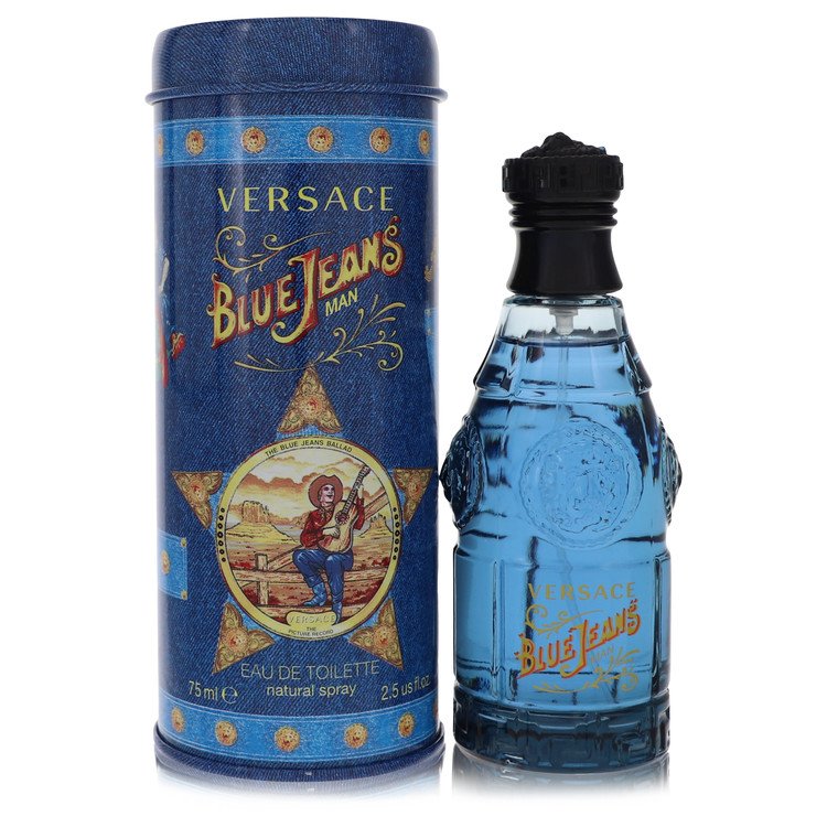 Blue Jeans Eau De Toilette Spray (New Packaging) by Versace 75 ml Brands HD