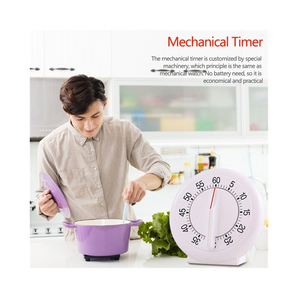 60 Minutes Mechanical Clocking Big Circle Pendulum Timer Reminder