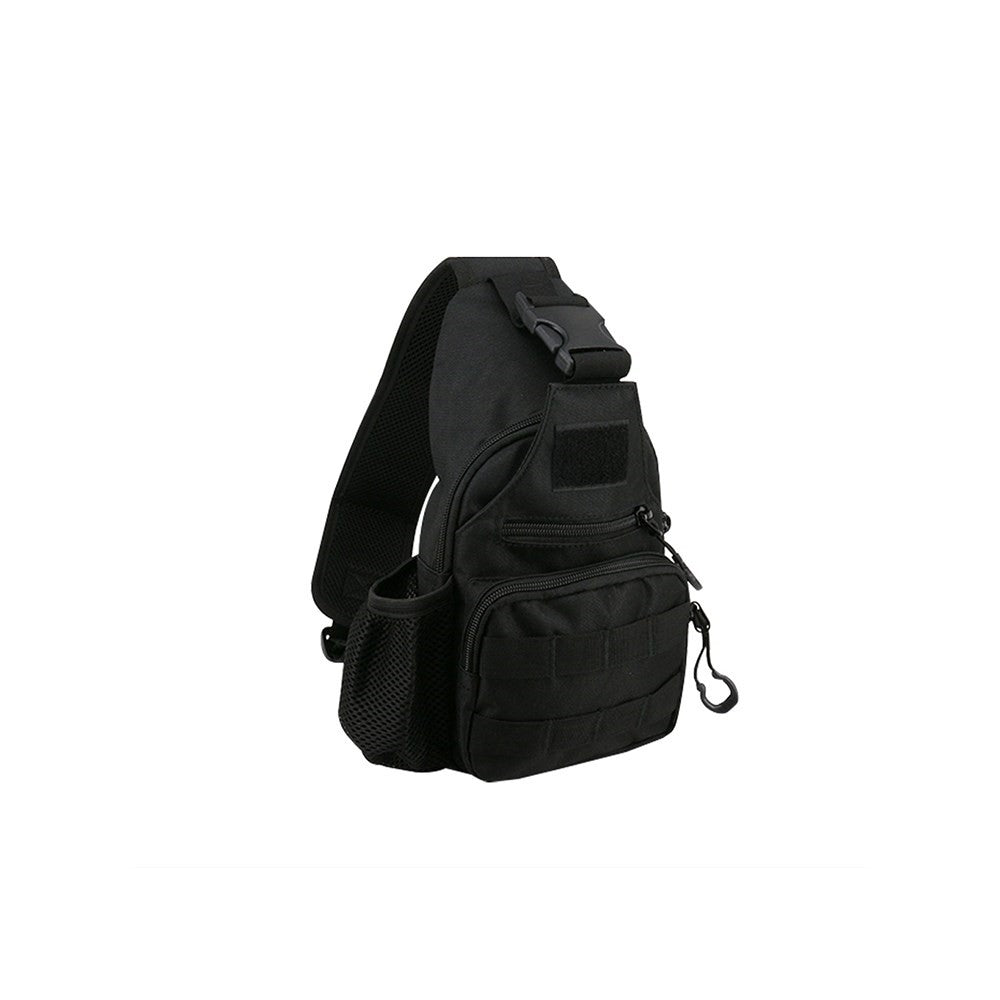 DEUKIO Water Bottle Holder Sling Bag Outdoor Hydration Pack USB Charging Crossbody Shoulder Chest Bag