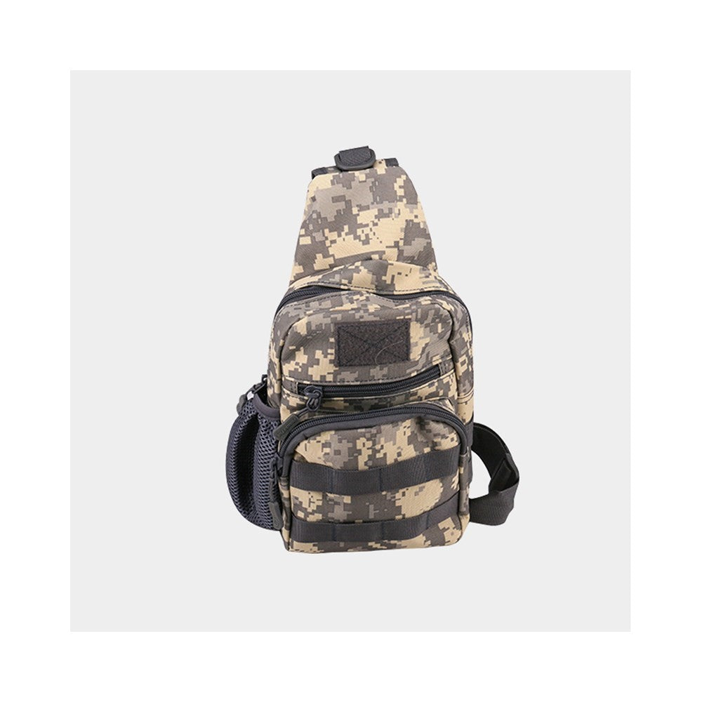 DEUKIO Water Bottle Holder Sling Bag Outdoor Hydration Pack USB Charging Crossbody Shoulder Chest Bag