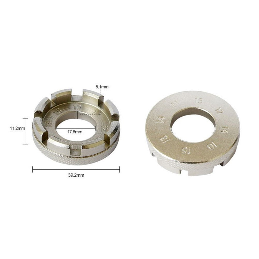 Mountain Bike Repairing Tool Nickel Plated Round Spoke Wrench Single Wheel Rim 8