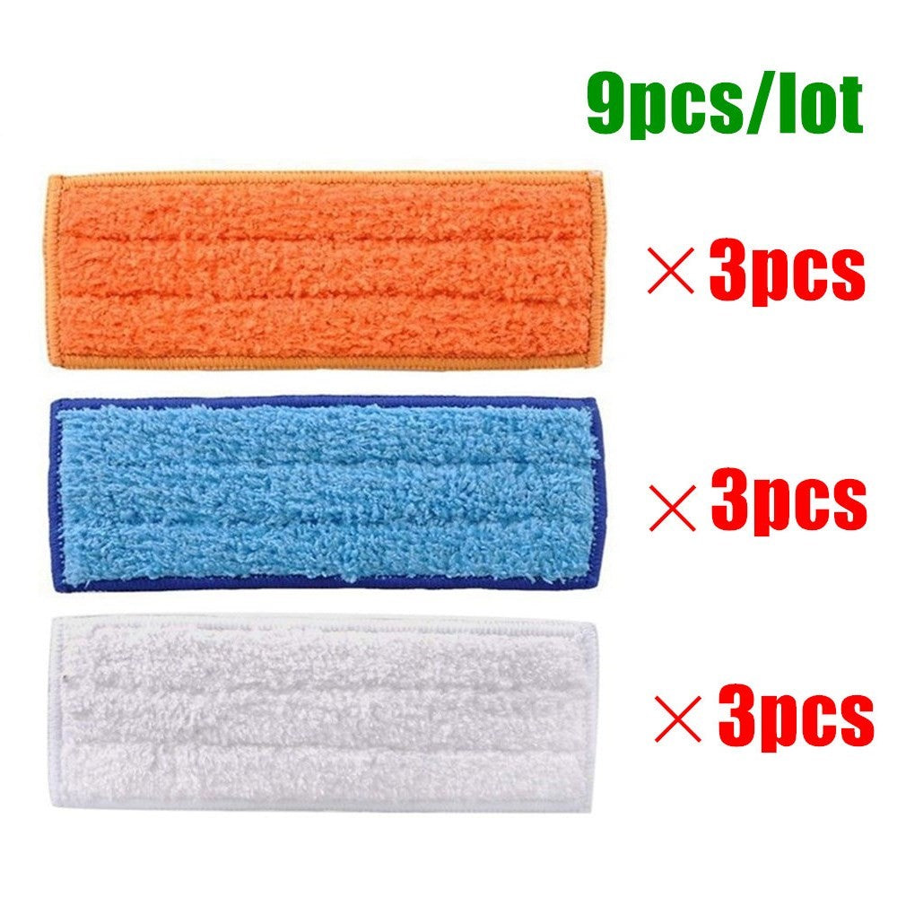 9Pcs/Set Wet Mopping Pad Dry Sweeping Pad for iRobot Braava Jet 240/241