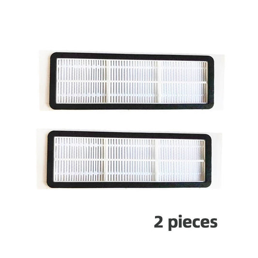2Pcs for Roborock E3 / E4 / S5 / S6 / S6 Pure / S6 MaxV / S50 / S55 Vacuum Robot Replacement Washable Filter