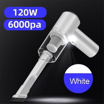 6000Pa 120W Cordless Car Vacuum Cleaner Powerful USB Rechargeable for Car Home Office Pet Hair