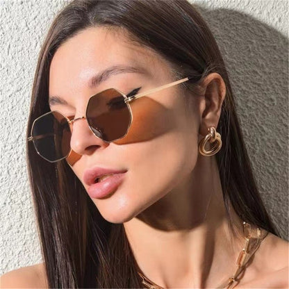 Driving Sunglasses Ultra-light Fashion Glasses Metal Legs Light Blocking Goggle