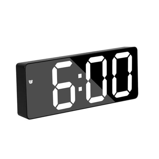 Digital Display LED Alarm Table Clock Voice Control 12/24H Format Snooze Function 3 Bright Modes Sleeping Nap Clock for Home Bedroom Office