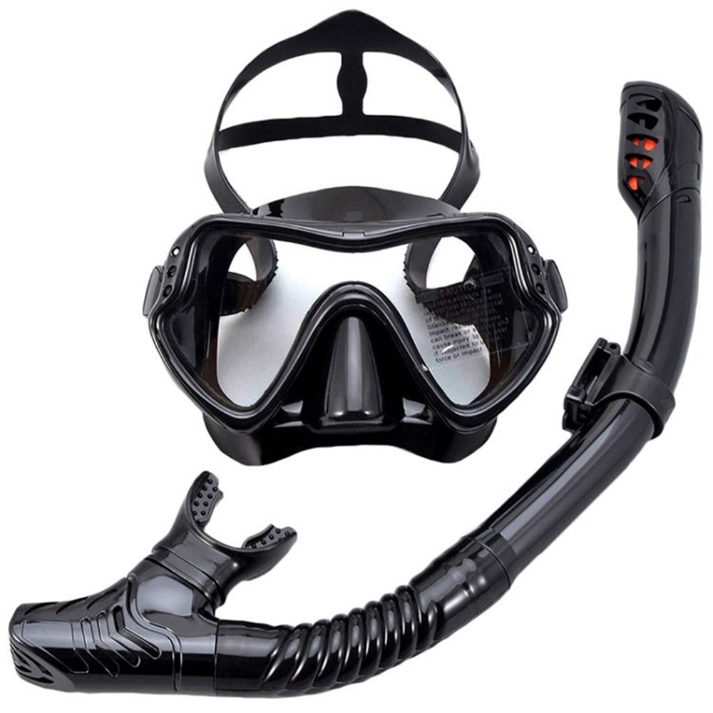 Anti-Fog Tempered Glass Snorkel Mask Scuba Diving Mask for Snorkeling Swimming and Scuba Diving