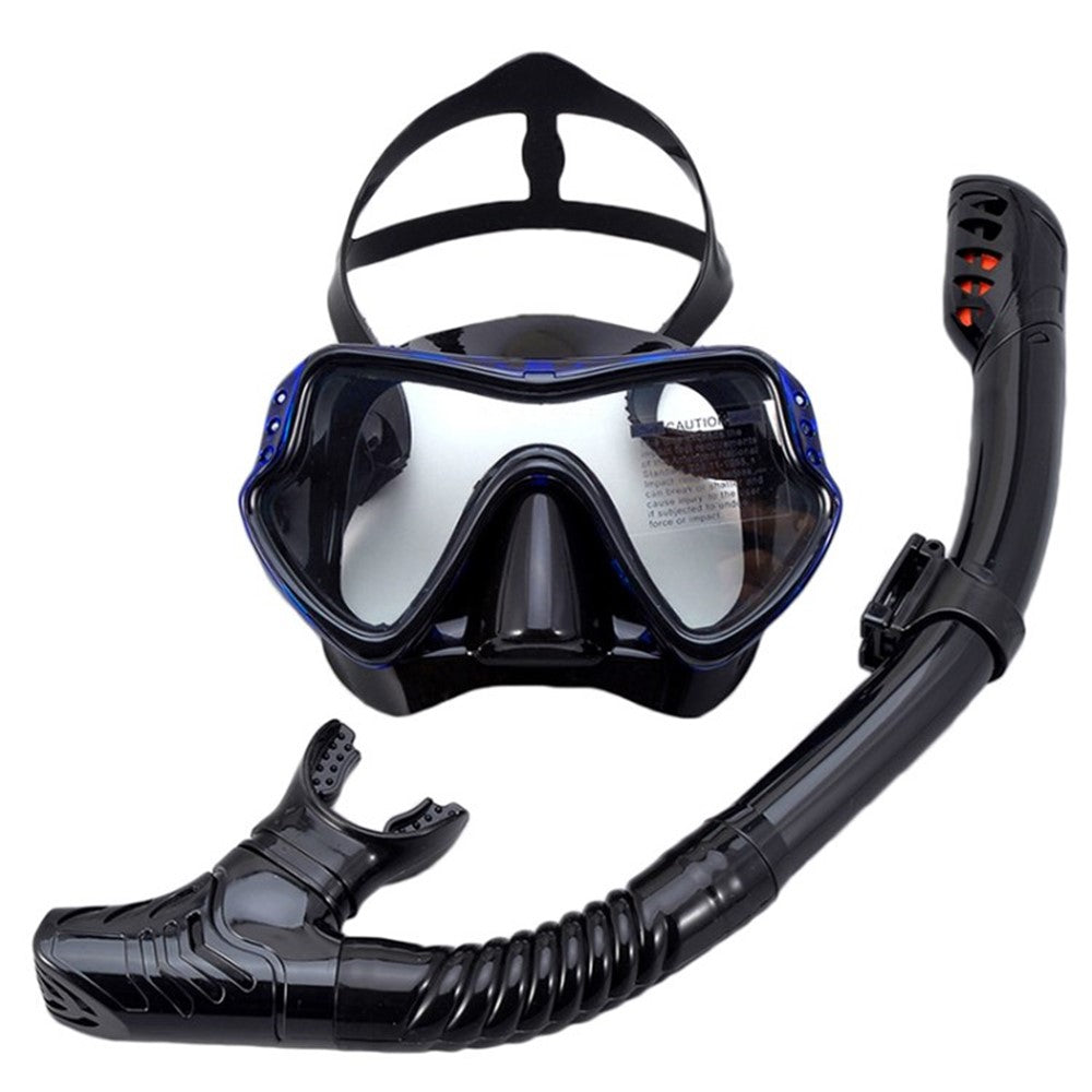 Anti-Fog Tempered Glass Snorkel Mask Scuba Diving Mask for Snorkeling Swimming and Scuba Diving