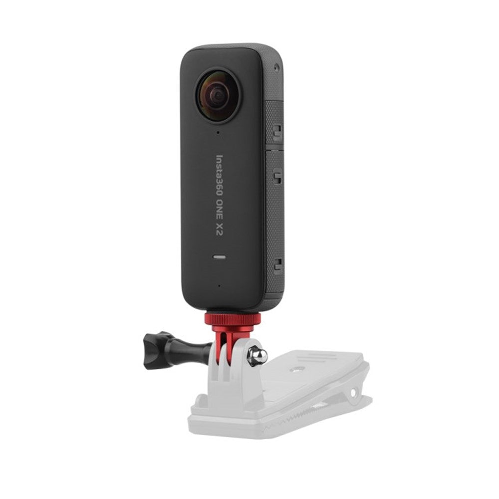 Camera Bracket Adapter for Insta360 ONE X3 / X2, Sports Camera Helmet Fixed Mounts with 1 / 4 inch Long Screw Camera Accessories