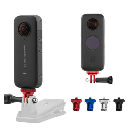 Camera Bracket Adapter for Insta360 ONE X3 / X2, Sports Camera Helmet Fixed Mounts with 1 / 4 inch Long Screw Camera Accessories