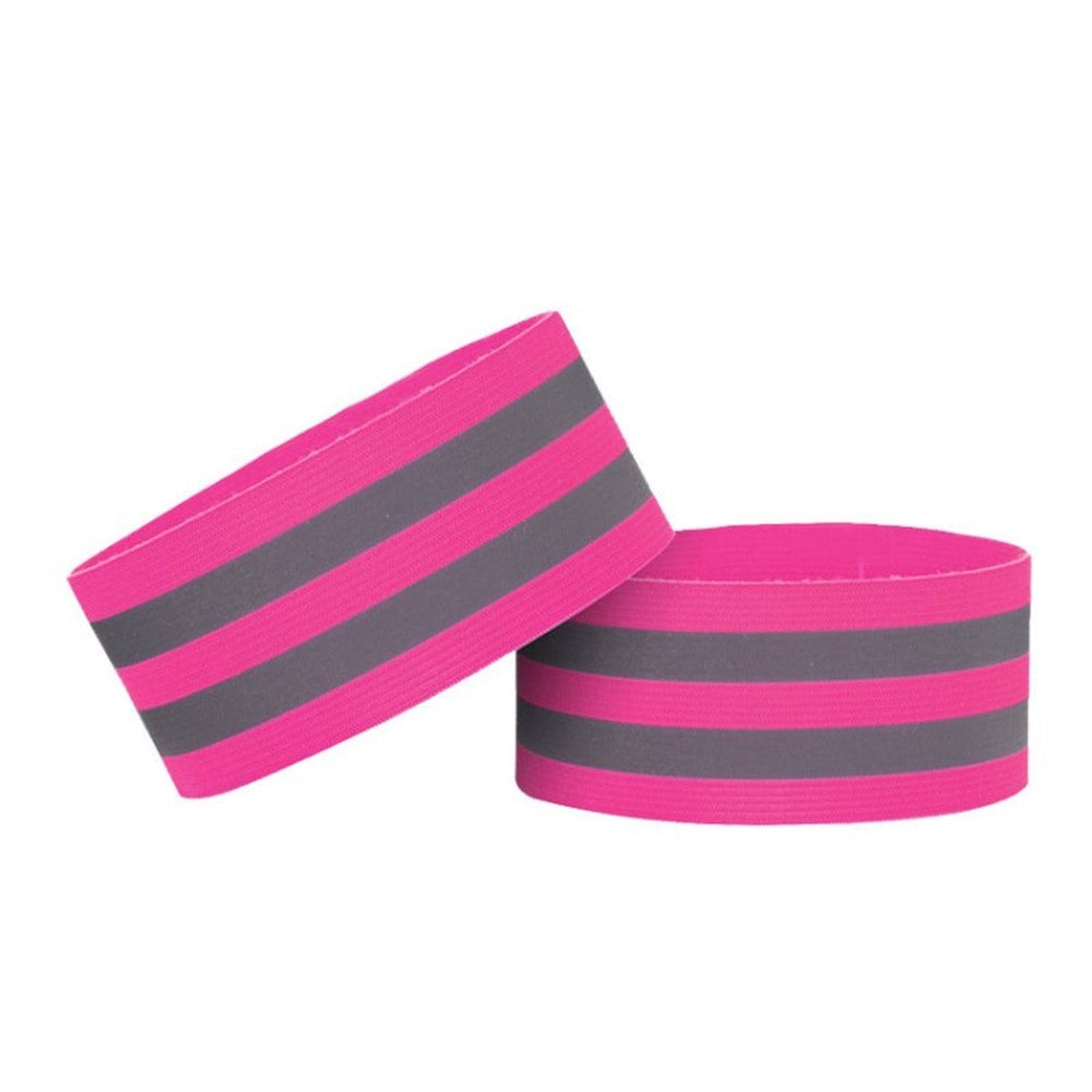 2Pcs 5cm Reflective Bands Night Running Cycling Elastic Reflector Wrist Straps for Men Women
