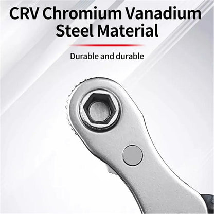 Chrome Vanadium Steel Magnetic Two-Way Ratchet Screwdriver Repair Tool with 4 Bits