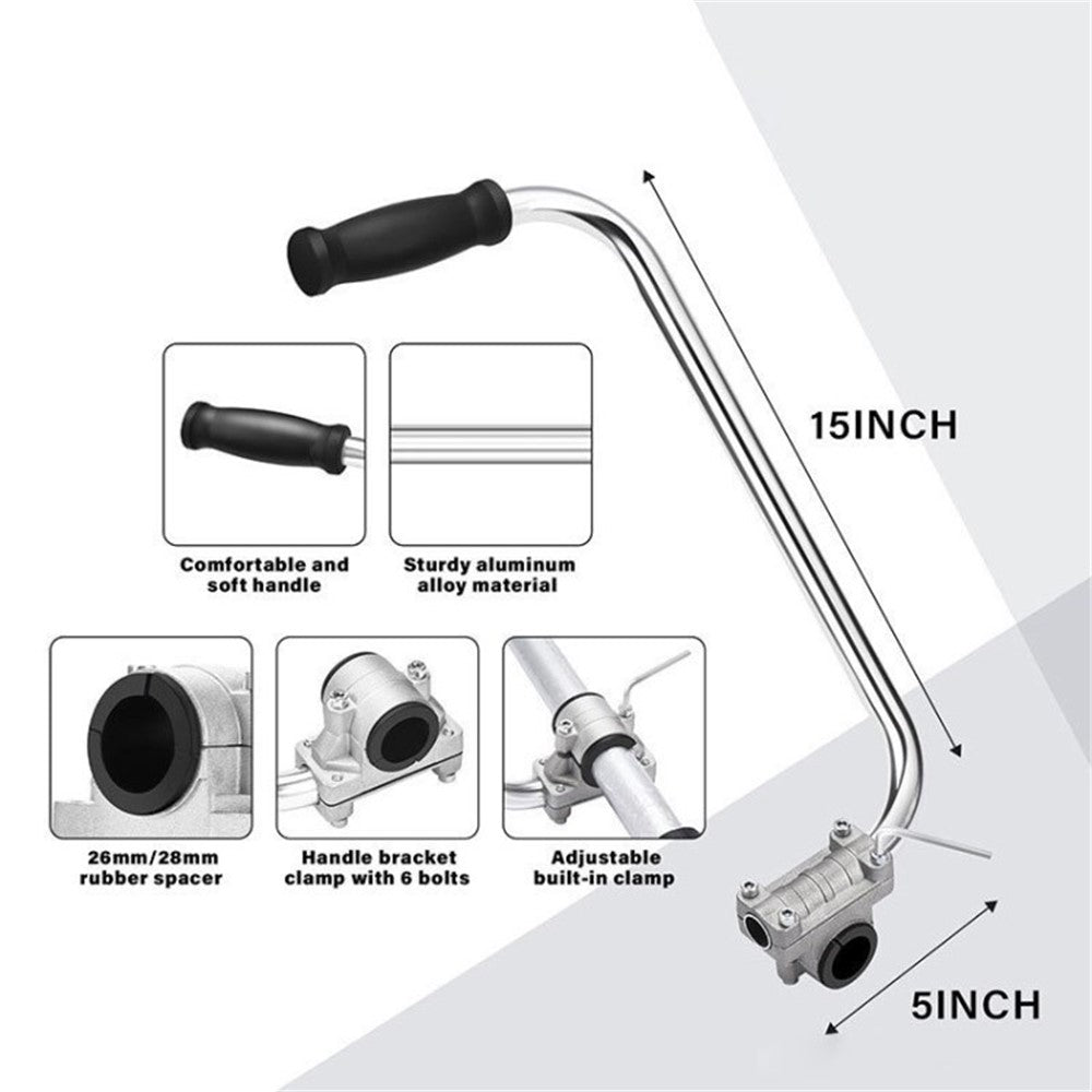 Weed Eater Handle String Trimmer Handle Ergonomic Grip for Lawn Care Landscaping Yard Trimming