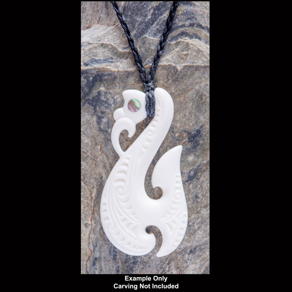 Plaited Cords with Jade Toggles -C5 Natural/Tan