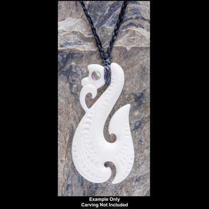 Plaited Cords with Jade Toggles -C5 Natural/Tan