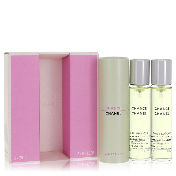 Chance Mini Eau Fraiche Spray + 2 Refills by Chanel 3  x 21 ml