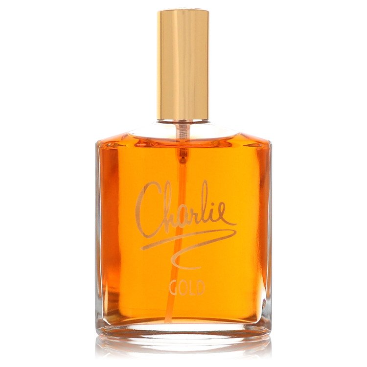 Charlie Gold Eau De Toilette Spray (unboxed) by Revlon 100 ml