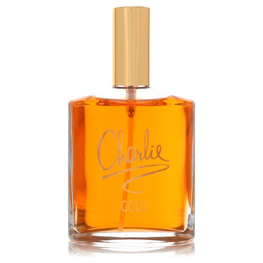 Charlie Gold Eau De Toilette Spray (unboxed) by Revlon 100 ml